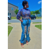Ankara Fashion Top - size 10 (xl)