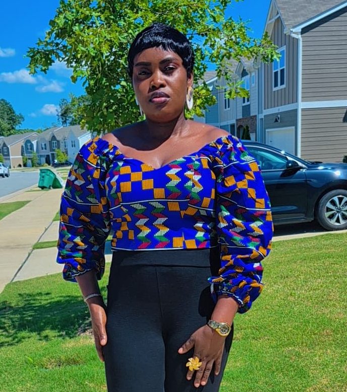 Ankara Fashion Top – Size 10 (XL)